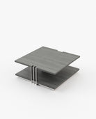 Laskasas D'ARC Coffee Table Grey Eucalyptus Veneer Matte - Araco Interiors