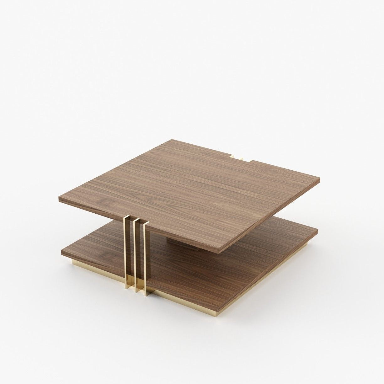 Laskasas D'ARC Coffee Table Walnut Veneer Matte - Araco Interiors