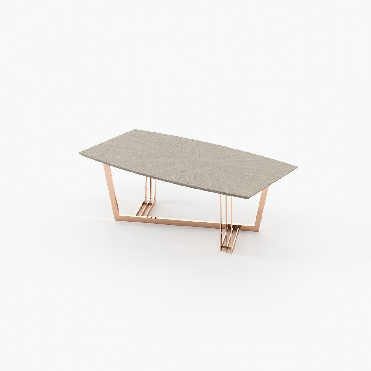 Laskasas D'ARC Dining & Bar Table Aged Oak Veneer Matte - Araco Interiors