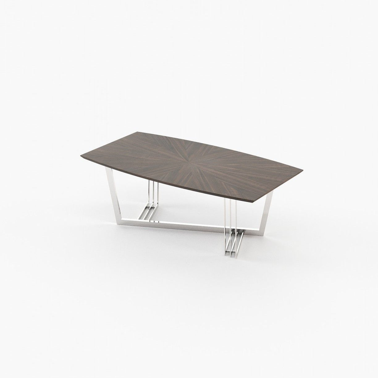 Laskasas D'ARC Dining & Bar Table Smoked Eucalyptus Veneer Matte - Araco Interiors
