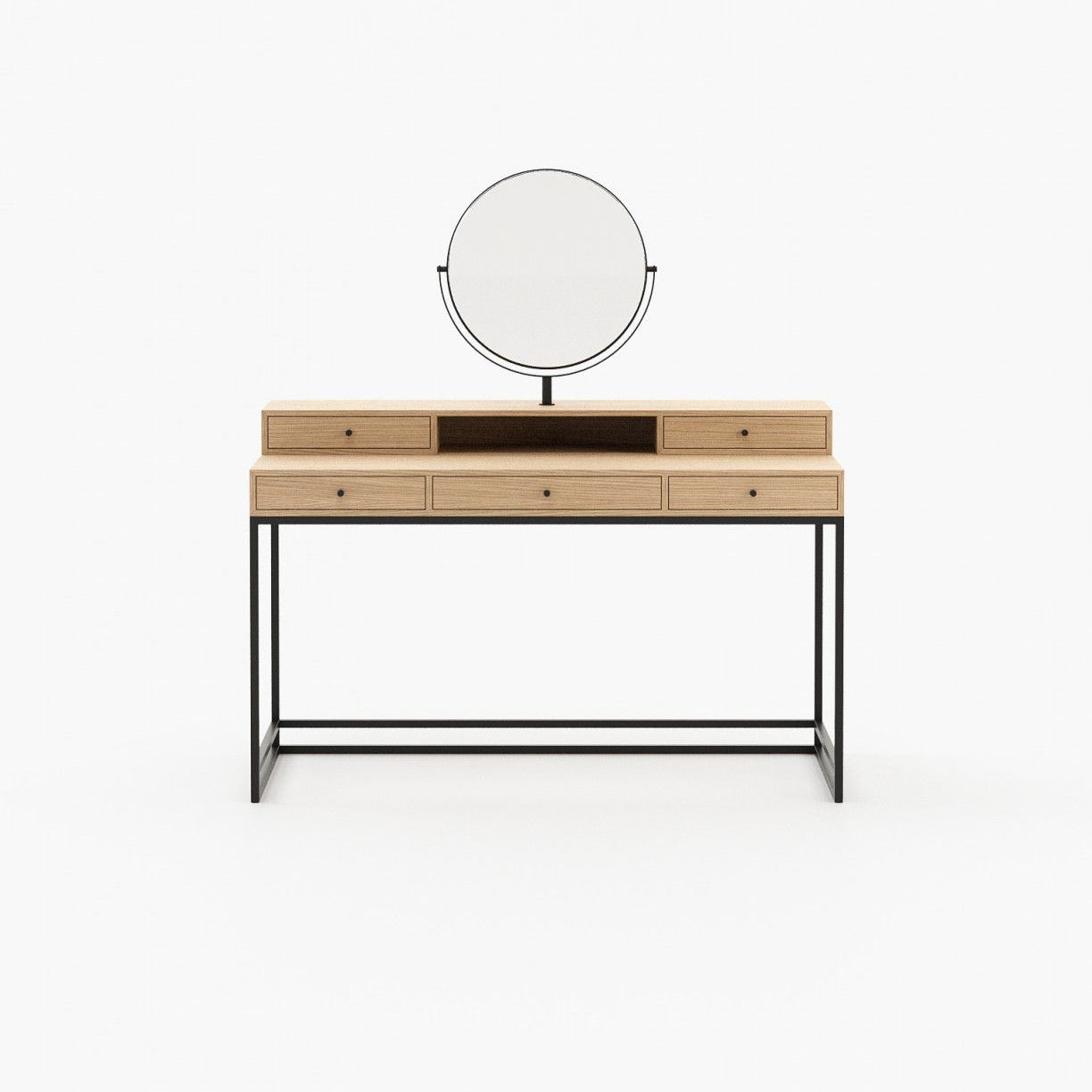 Laskasas D'ARC Dressing Table Oak Veneer Matte - Araco Interiors