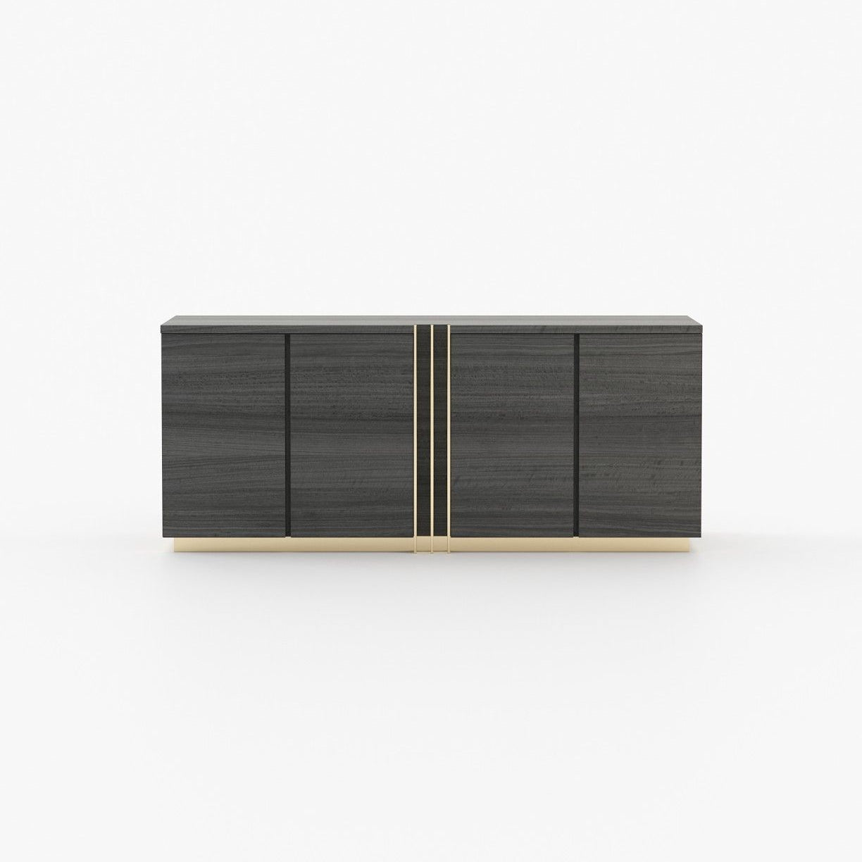 Laskasas D'ARC Sideboard Grey Eucalyptus Veneer Matte - Araco Interiors