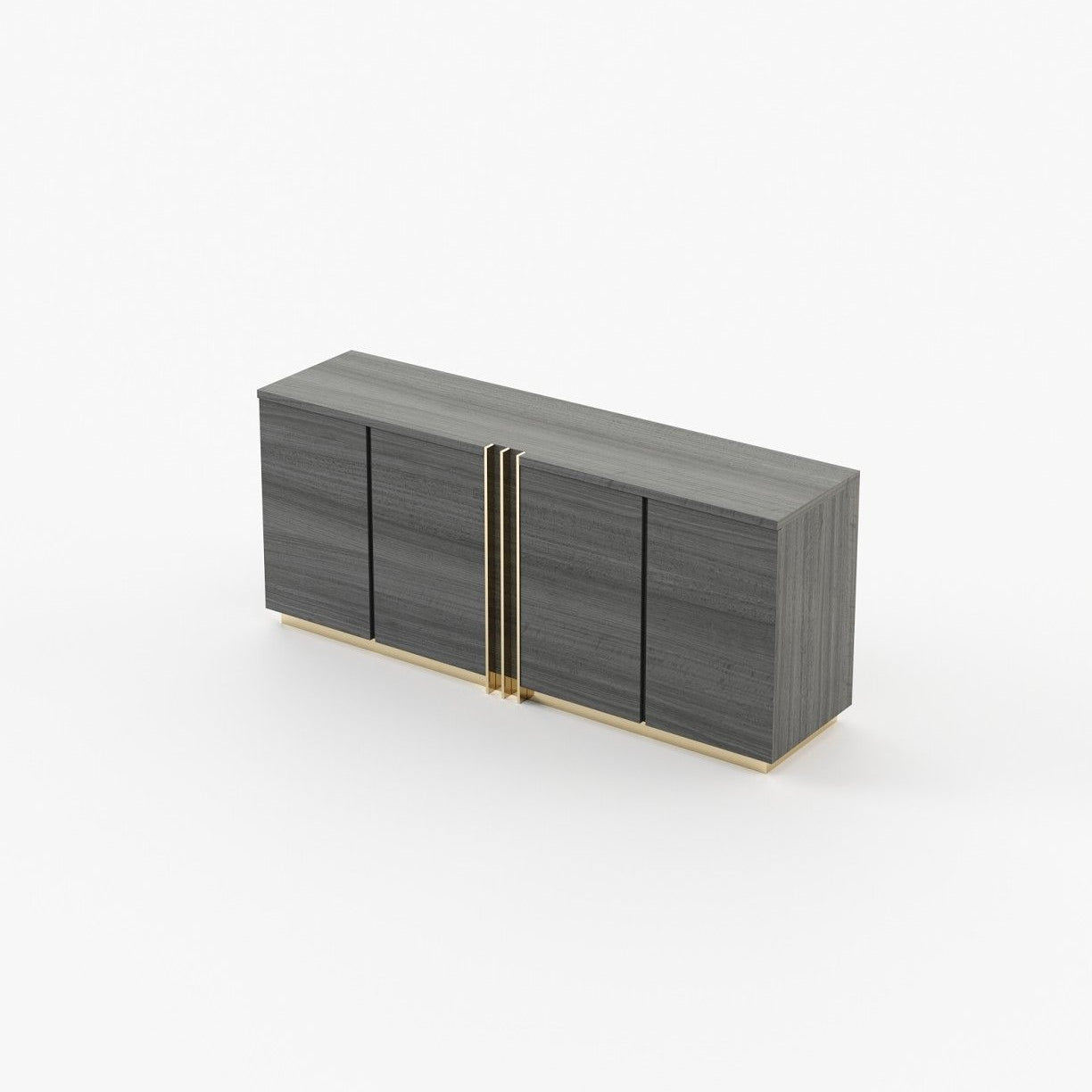 Laskasas D'ARC Sideboard Grey Eucalyptus Veneer Matte - Araco Interiors