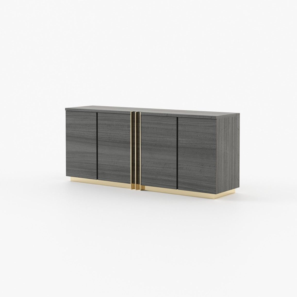 Laskasas D'ARC Sideboard Grey Eucalyptus Veneer Matte - Araco Interiors