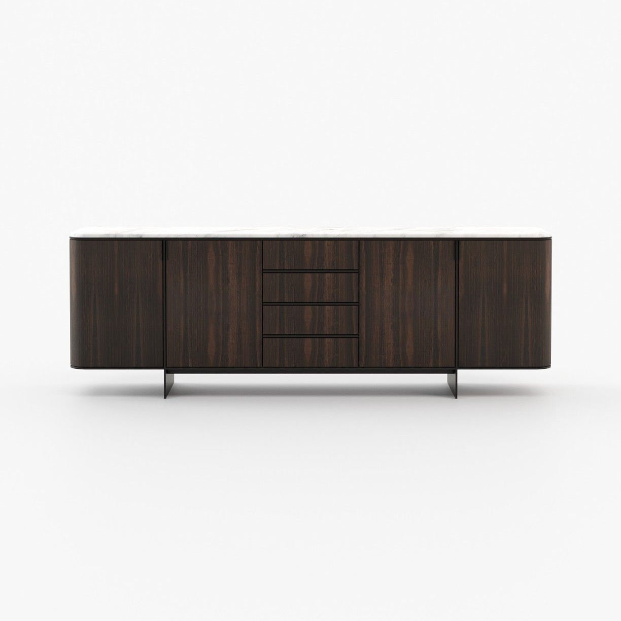 Laskasas DEAN Sideboard Smoked Eucalyptus Veneer Matte - Araco Interiors