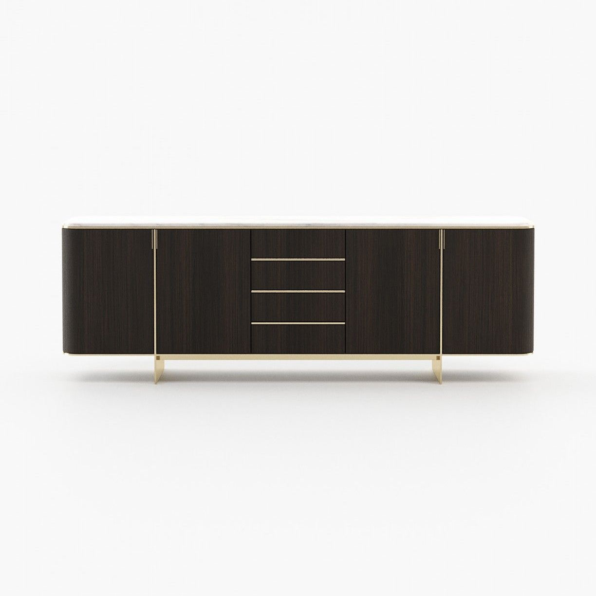 Laskasas DEAN Sideboard Smoked Oak Veneer Matte - Araco Interiors