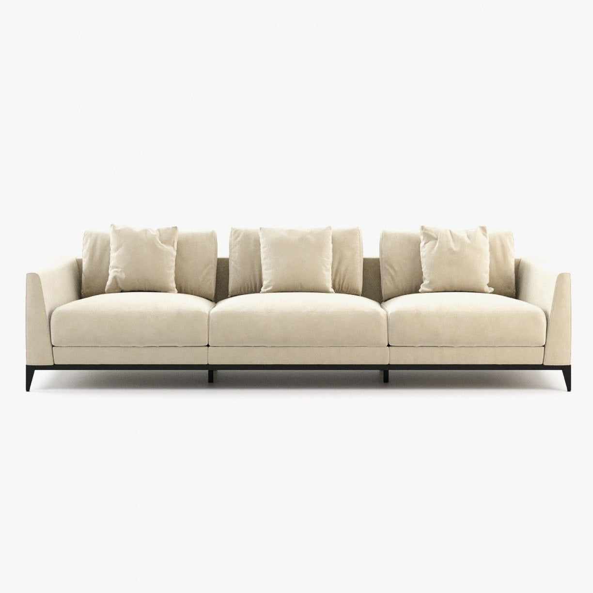 Laskasas DECKER left arm chaiselongue module Sofa Vienna Cream - Araco Interiors