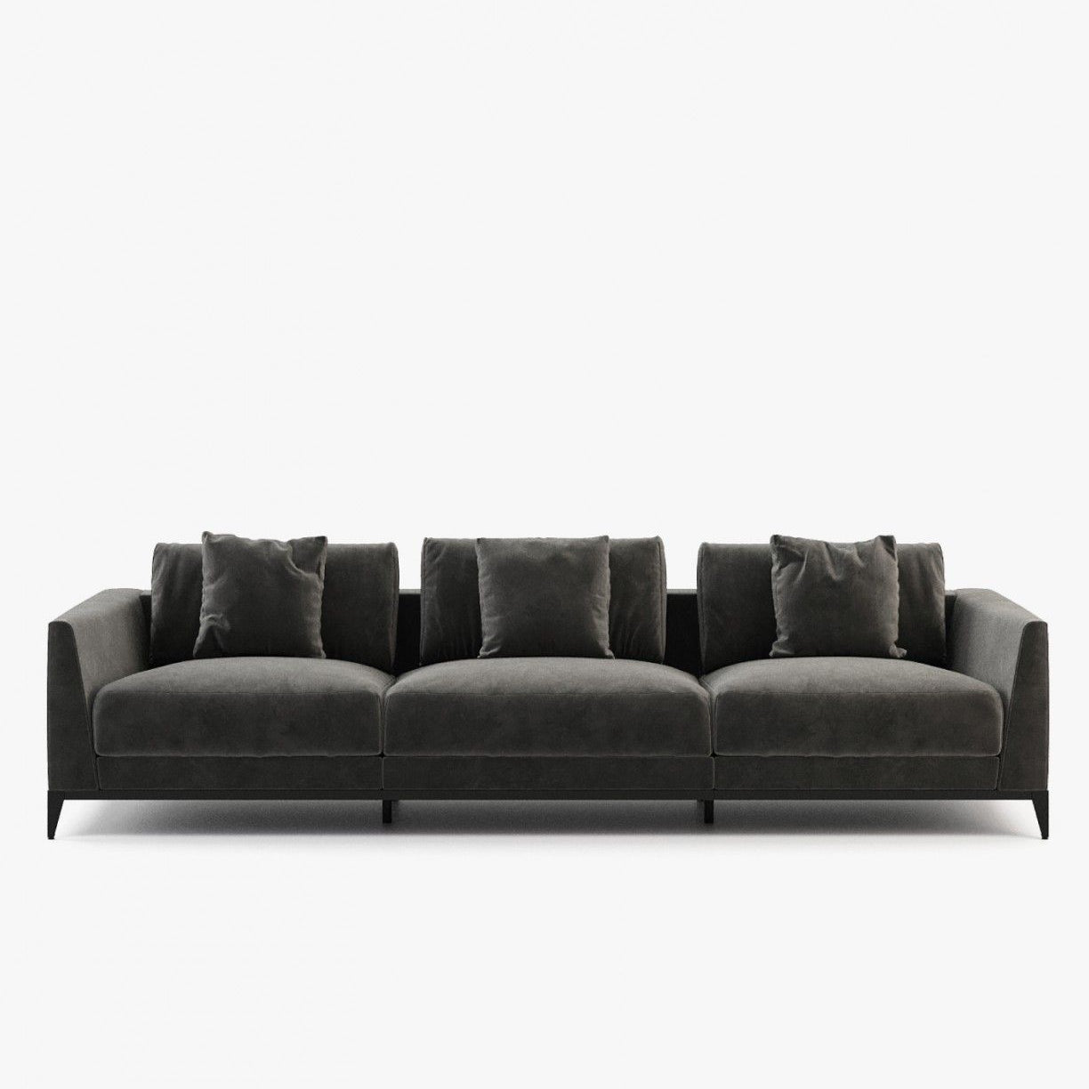Laskasas DECKER left corner module Sofa Vienna Anthracite - Araco Interiors