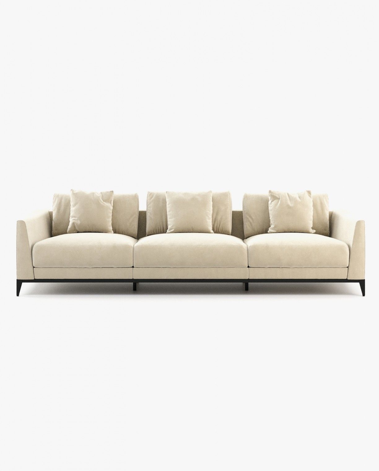 Laskasas DECKER right arm chaiselongue module Sofa Vienna Cream - Araco Interiors