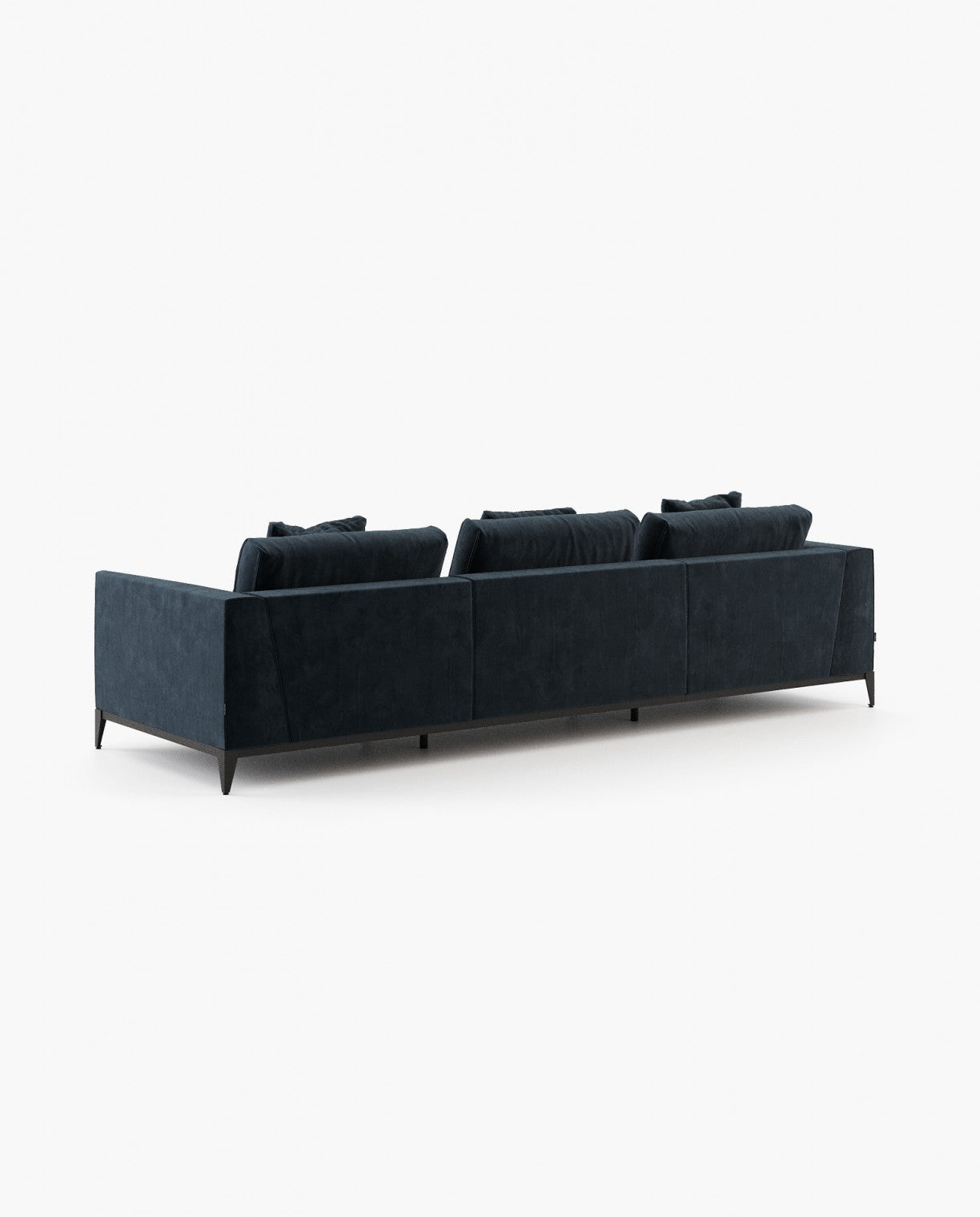 Laskasas DECKER right arm chaiselongue module Sofa Vienna Deep Blue - Araco Interiors