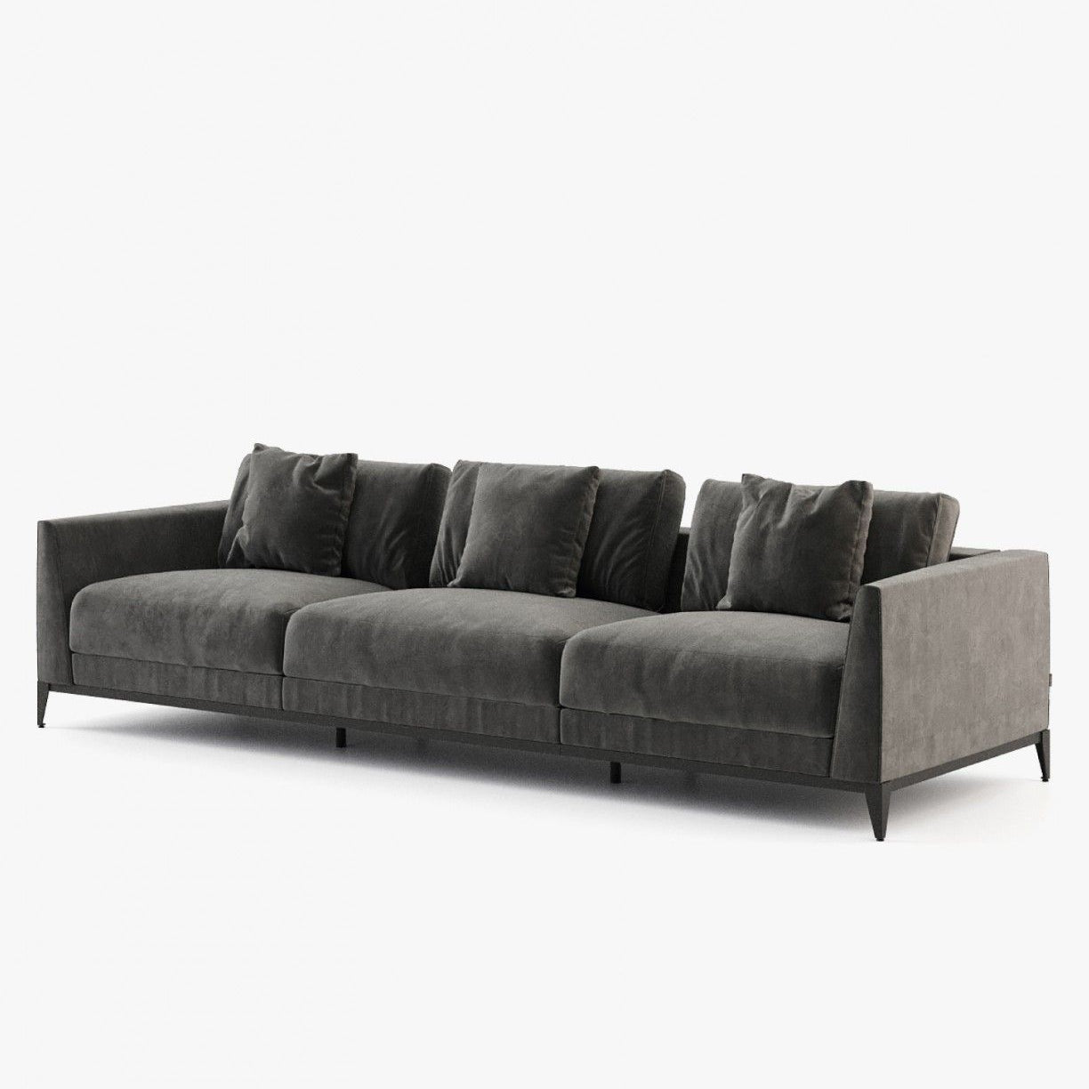 Laskasas DECKER right corner module Sofa Vienna Anthracite - Araco Interiors