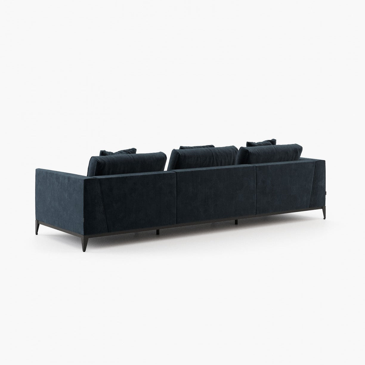 Laskasas DECKER right corner module Sofa Vienna Deep Blue - Araco Interiors