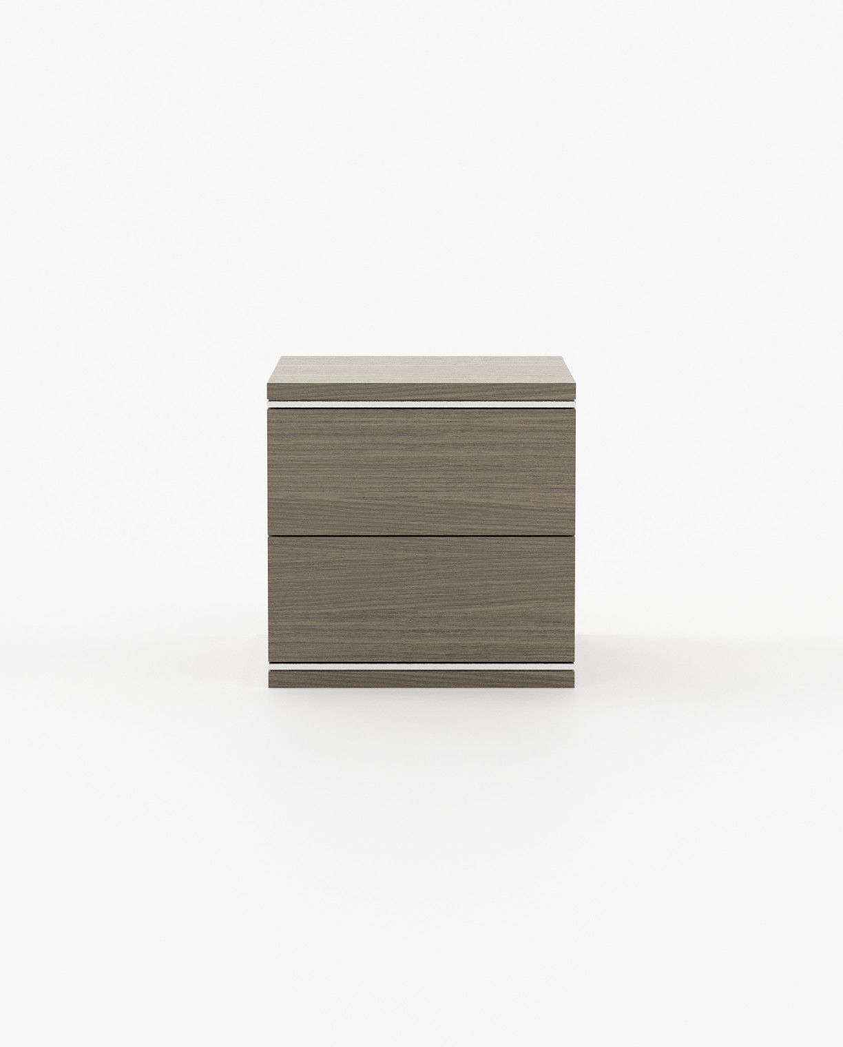 Laskasas DUANE Bedside Cabinet & Table Aged Oak Veneer Matte - Araco Interiors
