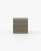 Laskasas DUANE Bedside Cabinet & Table Aged Oak Veneer Matte - Araco Interiors