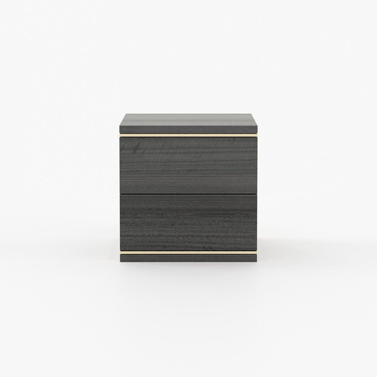 Laskasas DUANE Bedside Cabinet & Table Grey Eucalyptus Veneer Matte - Araco Interiors