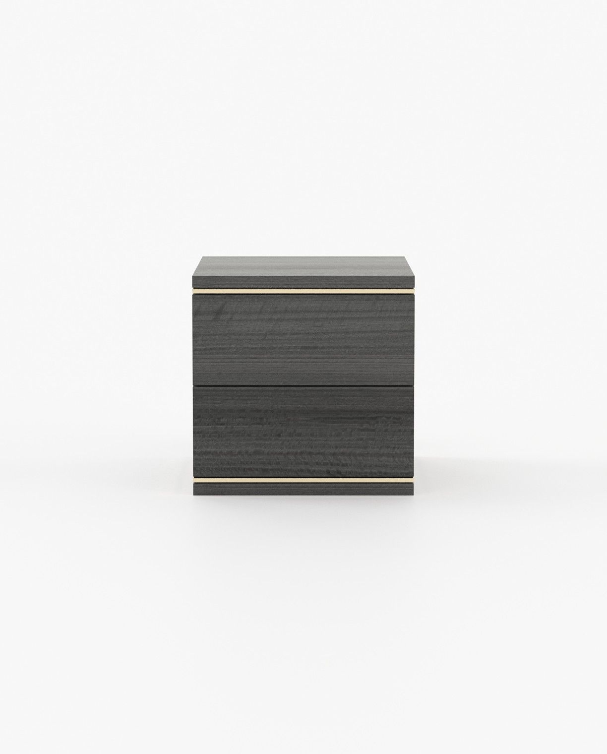 Laskasas DUANE Bedside Cabinet & Table Grey Eucalyptus Veneer Matte - Araco Interiors