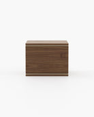 Laskasas DUANE Bedside Cabinet & Table Walnut Veneer Matte - Araco Interiors