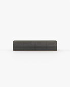 Laskasas DUANE Media Unit Grey Eucalyptus Veneer Matte - Araco Interiors