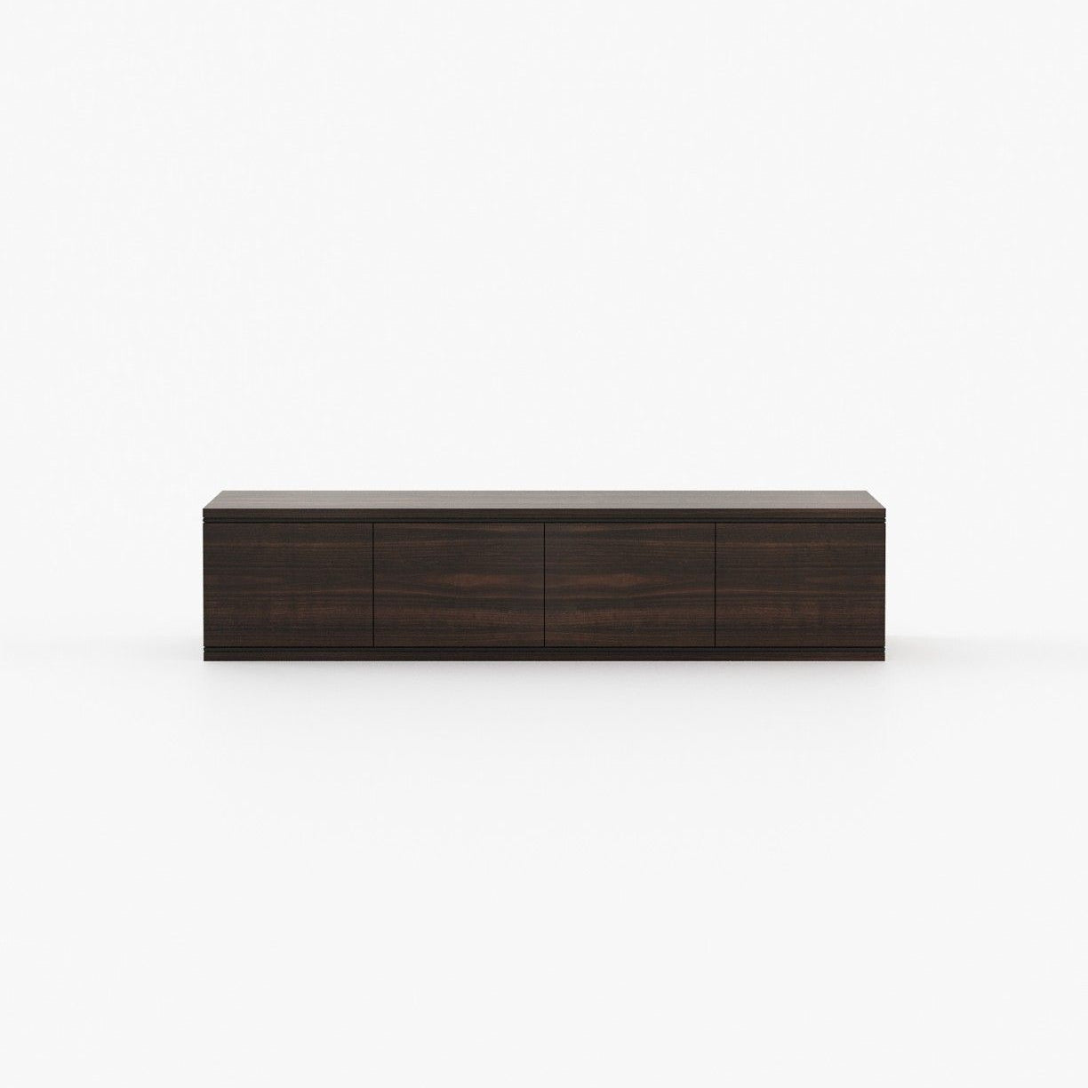 Laskasas DUANE Media Unit Smoked Eucalyptus Veneer Matte - Araco Interiors