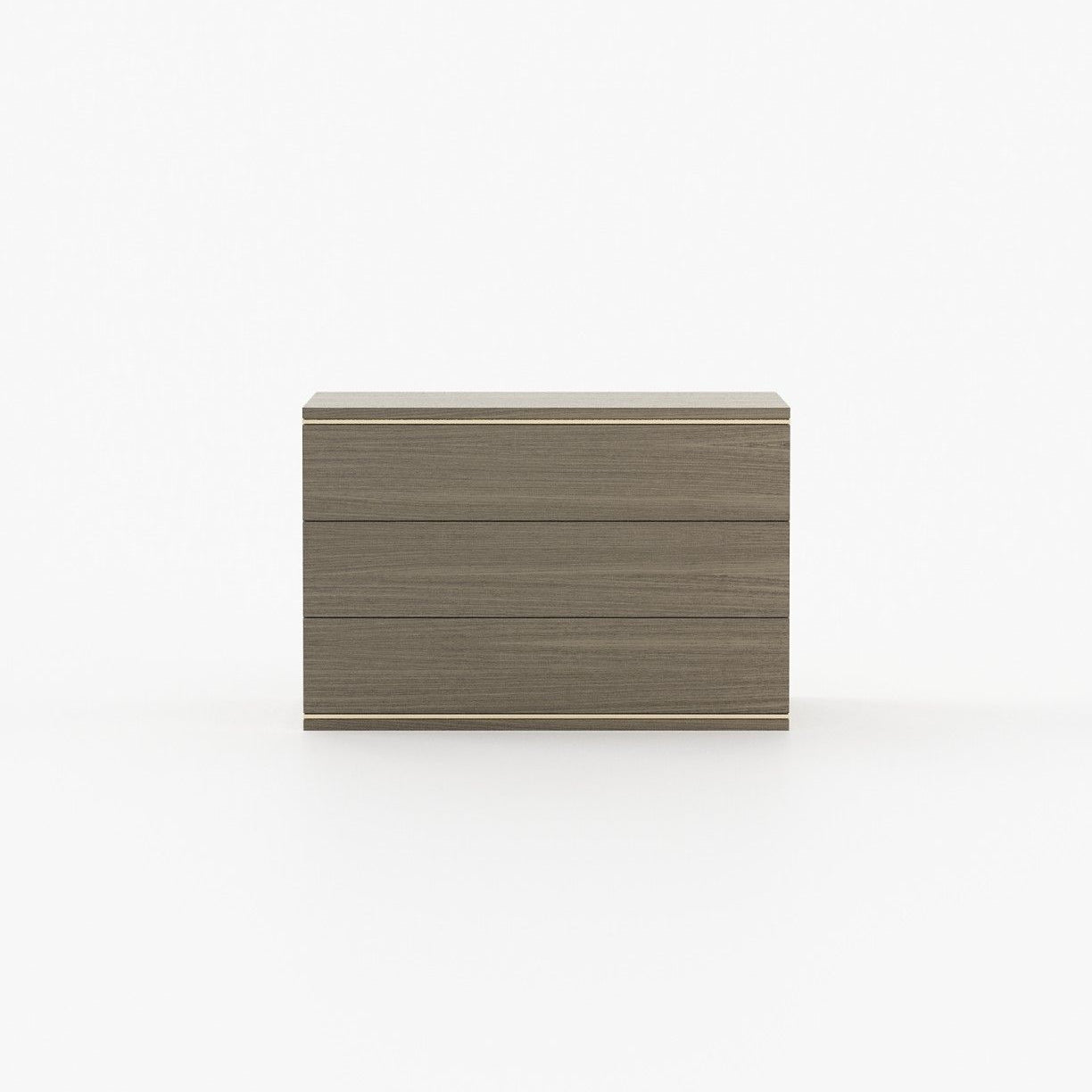 Laskasas DUANE Set of 3 Chest of Drawers Aged Oak Veneer Matte - Araco Interiors