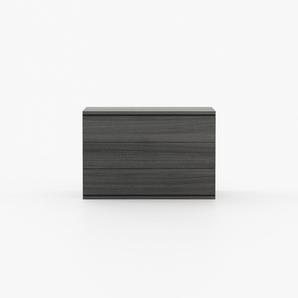 Laskasas DUANE Set of 3 Chest of Drawers Grey Eucalyptus Veneer Matte - Araco Interiors