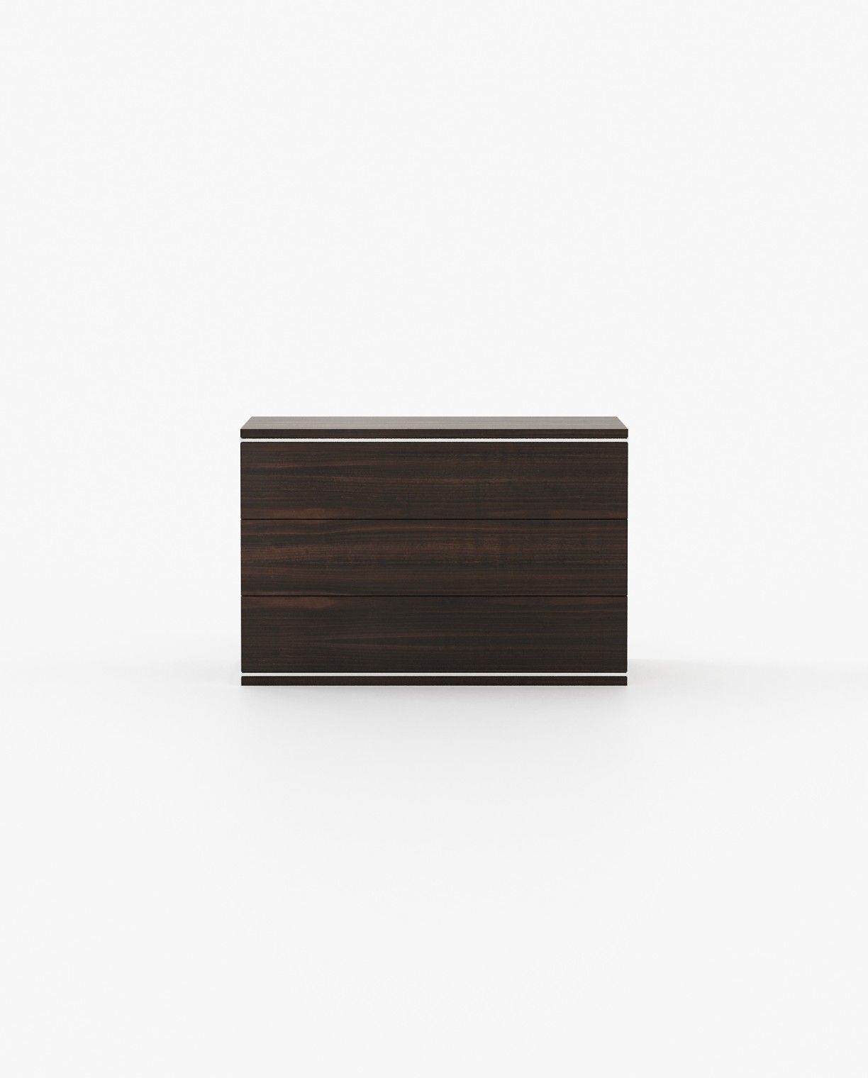 Laskasas DUANE Set of 3 Chest of Drawers Smoked Eucalyptus Veneer Matte - Araco Interiors