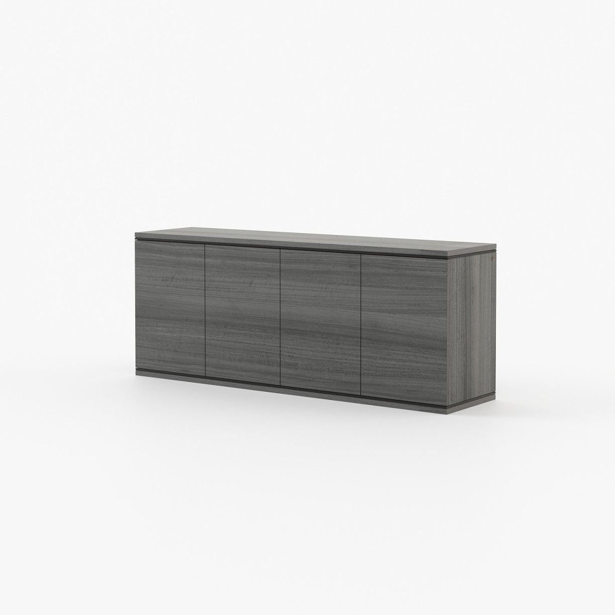 Laskasas DUANE Set of 6 Chest of Drawers Grey Eucalyptus Veneer Matte - Araco Interiors