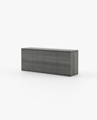 Laskasas DUANE Set of 6 Chest of Drawers Grey Eucalyptus Veneer Matte - Araco Interiors