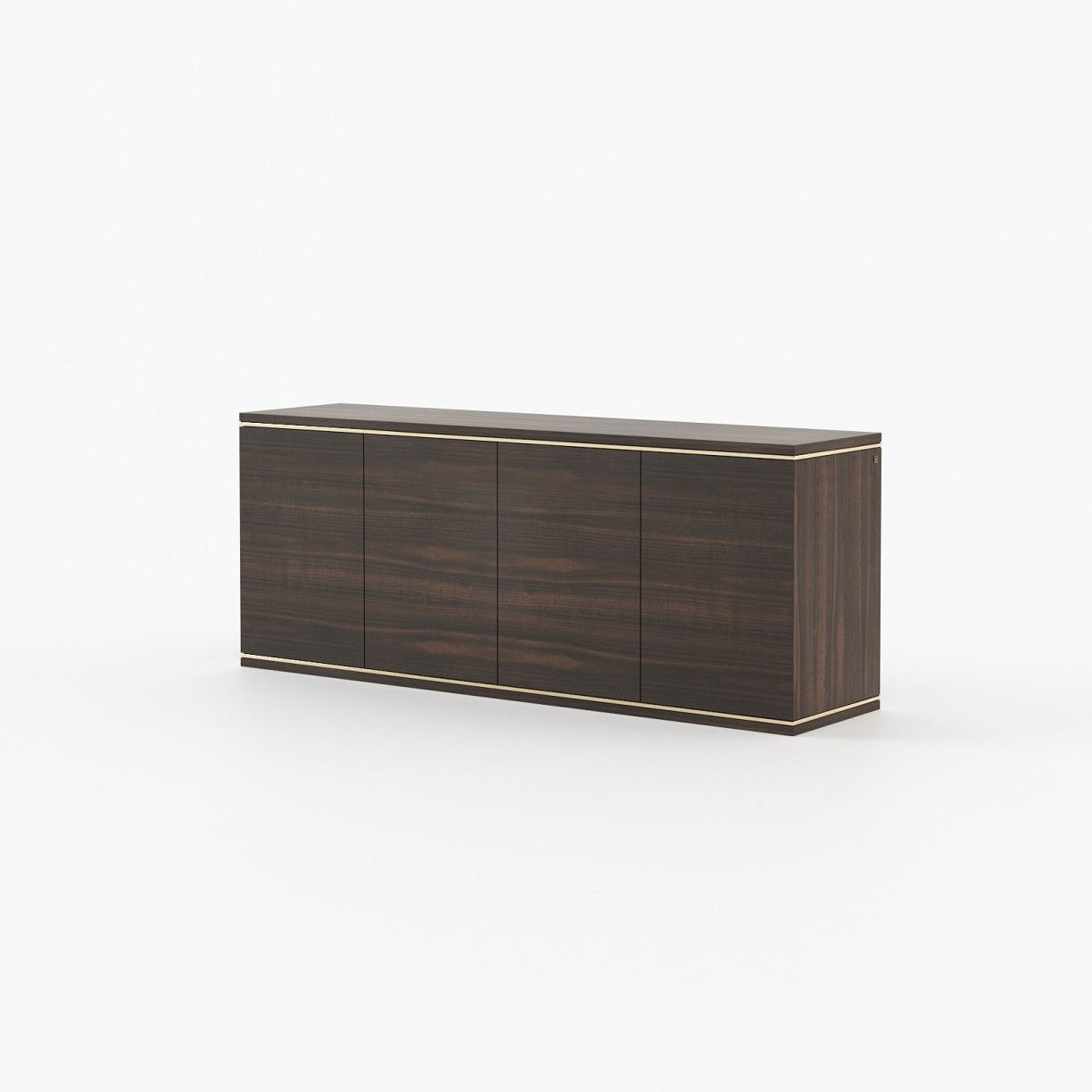 Laskasas DUANE Set of 6 Chest of Drawers Smoked Eucalyptus Veneer Matte - Araco Interiors