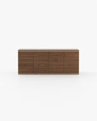 Laskasas DUANE Set of 6 Chest of Drawers Walnut Veneer Matte - Araco Interiors