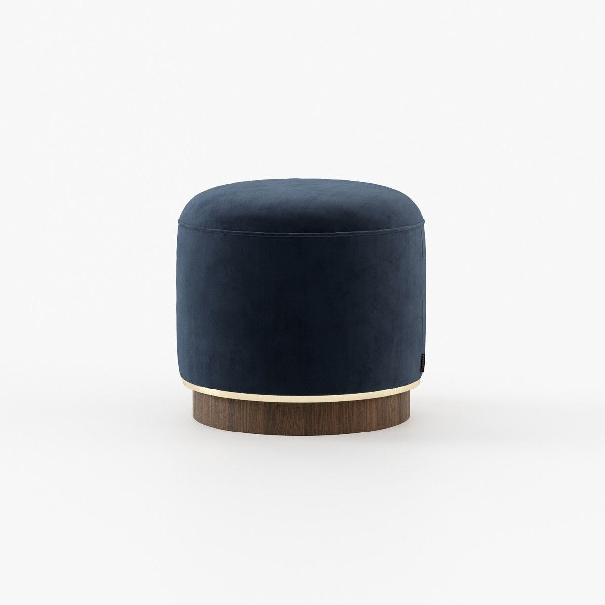 Laskasas EDDY Footstool & Pouf Vienna Deep Blue - Araco Interiors