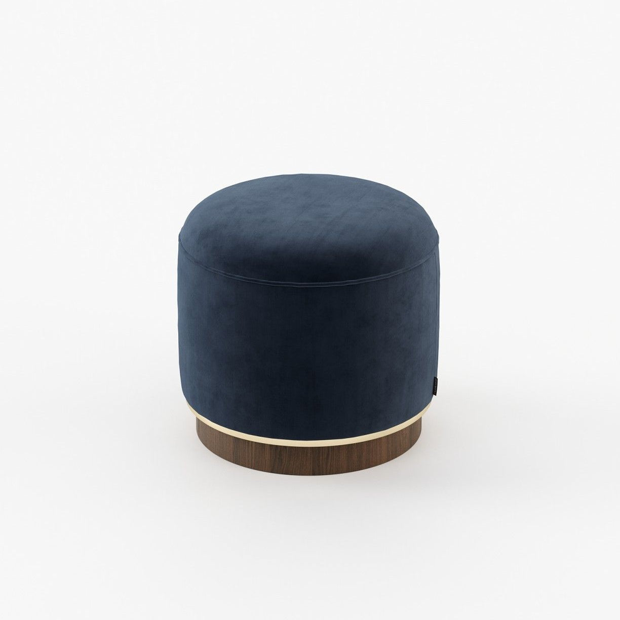 Laskasas EDDY Footstool & Pouf Vienna Deep Blue - Araco Interiors
