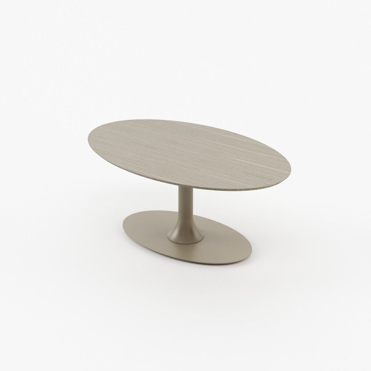 Laskasas EGG Dining & Bar Table Aged Oak Veneer Matte - Araco Interiors