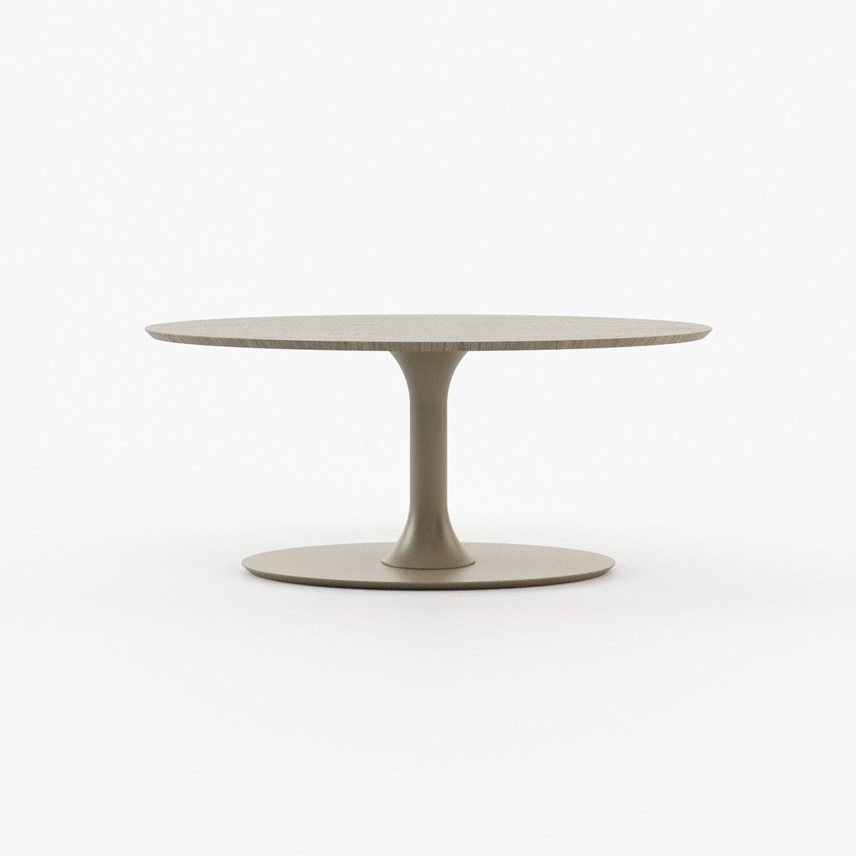 Laskasas EGG Dining & Bar Table Aged Oak Veneer Matte - Araco Interiors