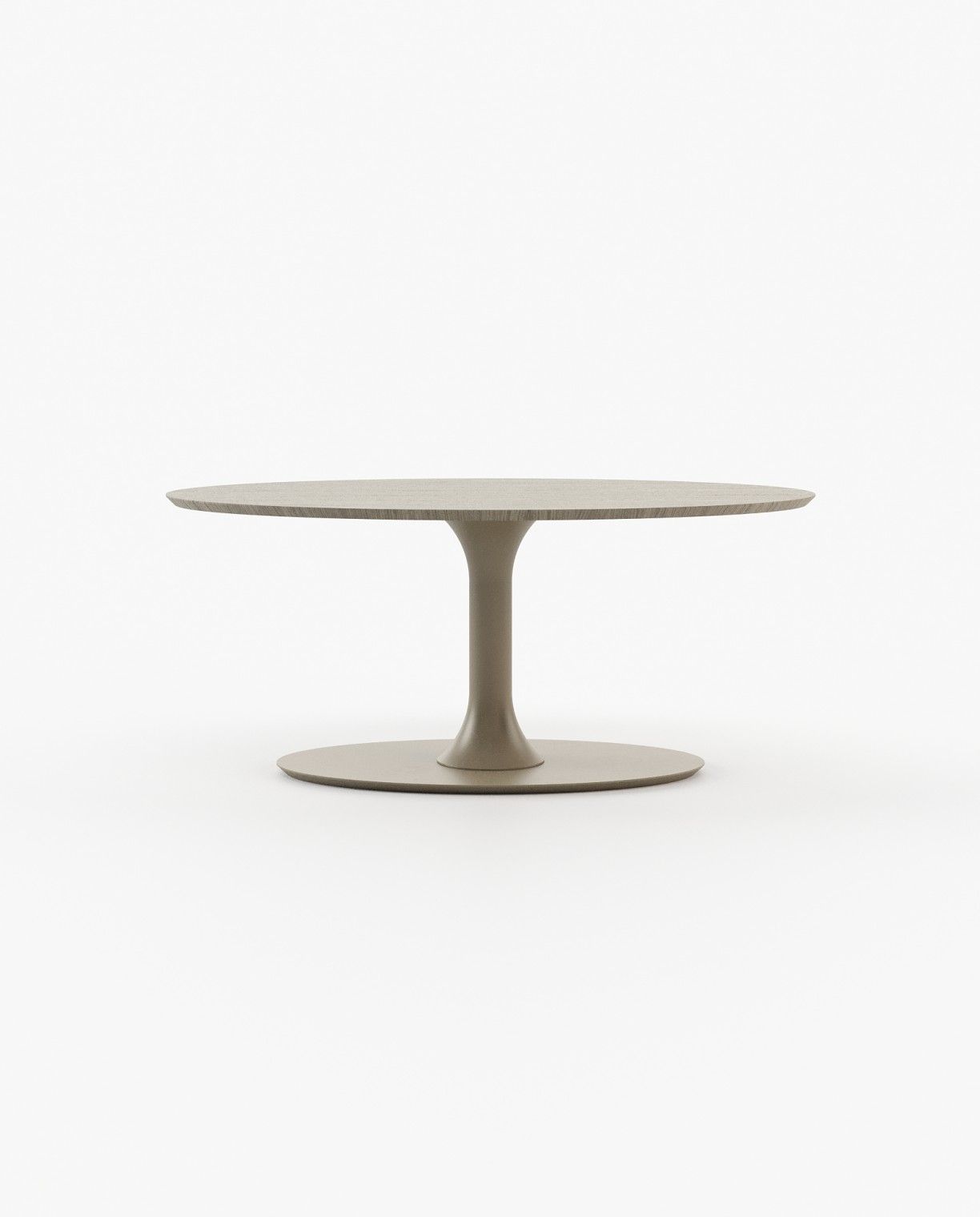 Laskasas EGG Dining & Bar Table Aged Oak Veneer Matte - Araco Interiors