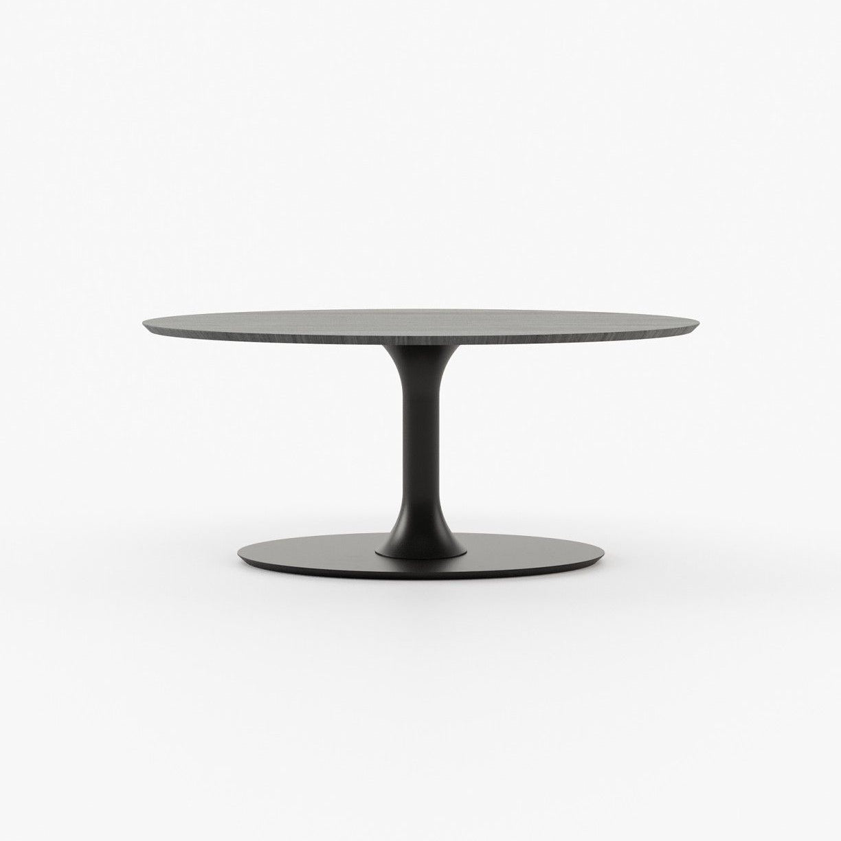 Laskasas EGG Dining & Bar Table Grey Eucalyptus Veneer Matte - Araco Interiors
