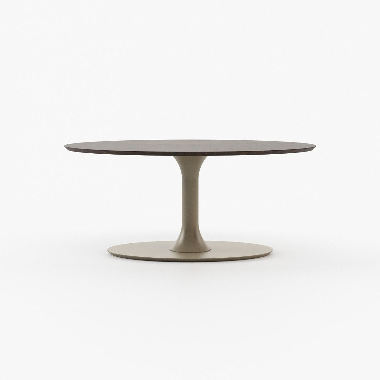 Laskasas EGG Dining & Bar Table Smoked Eucalyptus Veneer Matte - Araco Interiors
