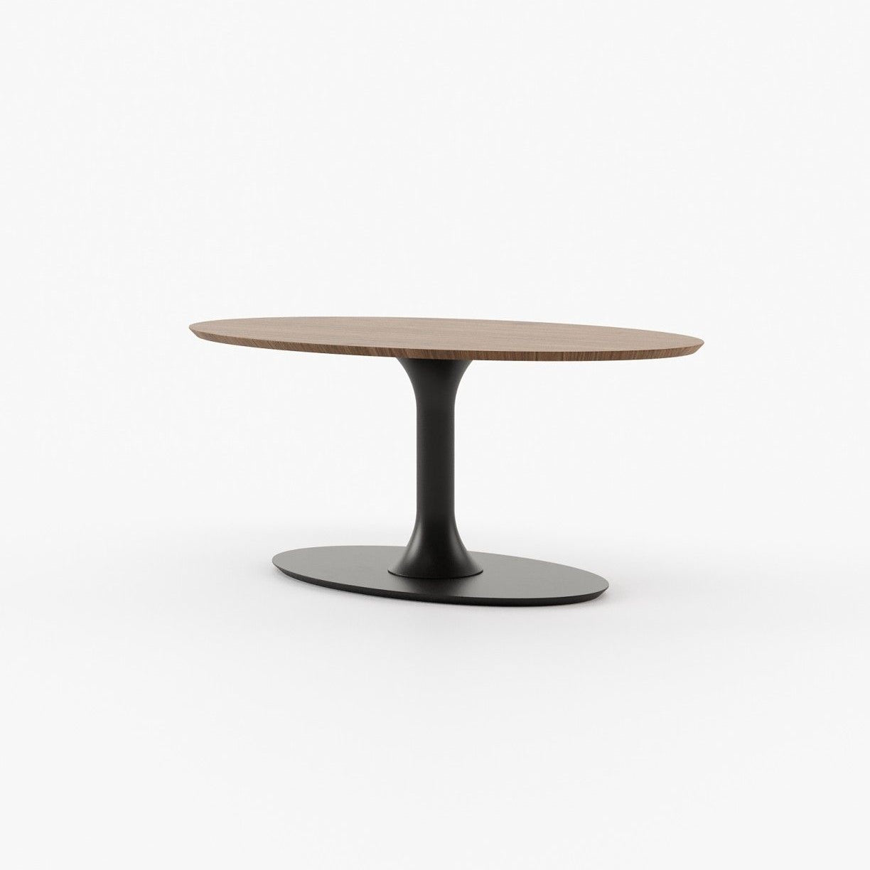 Laskasas EGG Dining & Bar Table Walnut Veneer Matte - Araco Interiors
