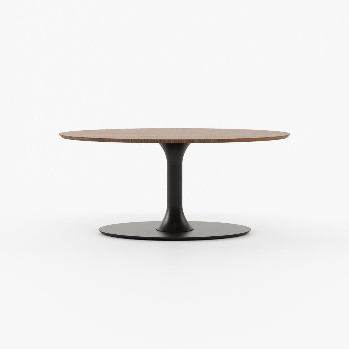 Laskasas EGG Dining & Bar Table Walnut Veneer Matte - Araco Interiors
