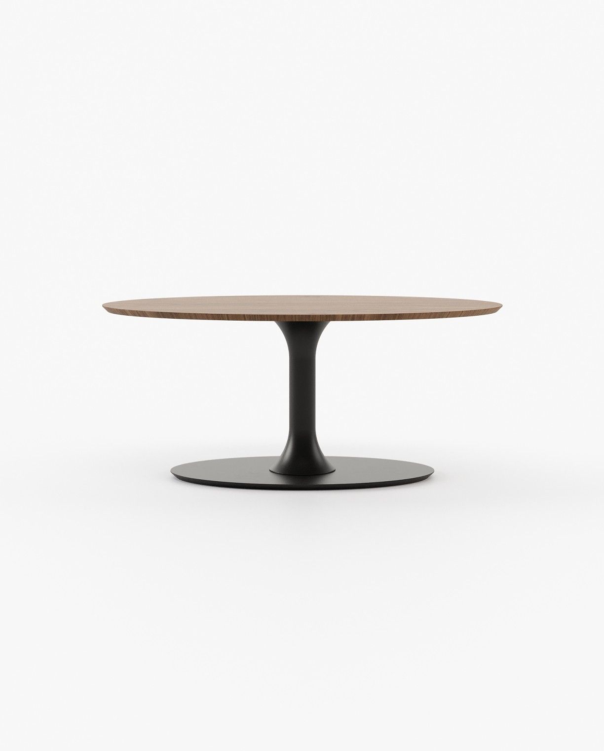 Laskasas EGG Dining & Bar Table Walnut Veneer Matte - Araco Interiors