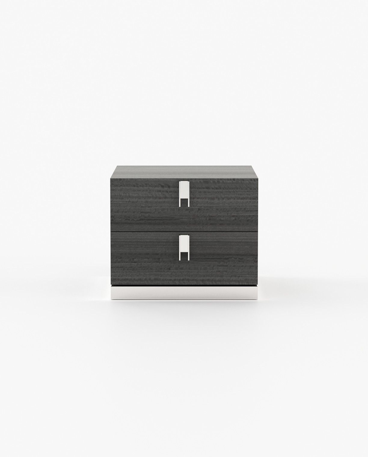 Laskasas EMILY Bedside Cabinet & Table Grey Eucalyptus Veneer Matte - Araco Interiors