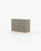 Laskasas EMILY Set of 3 Chest of Drawers Aged Oak Veneer Matte - Araco Interiors