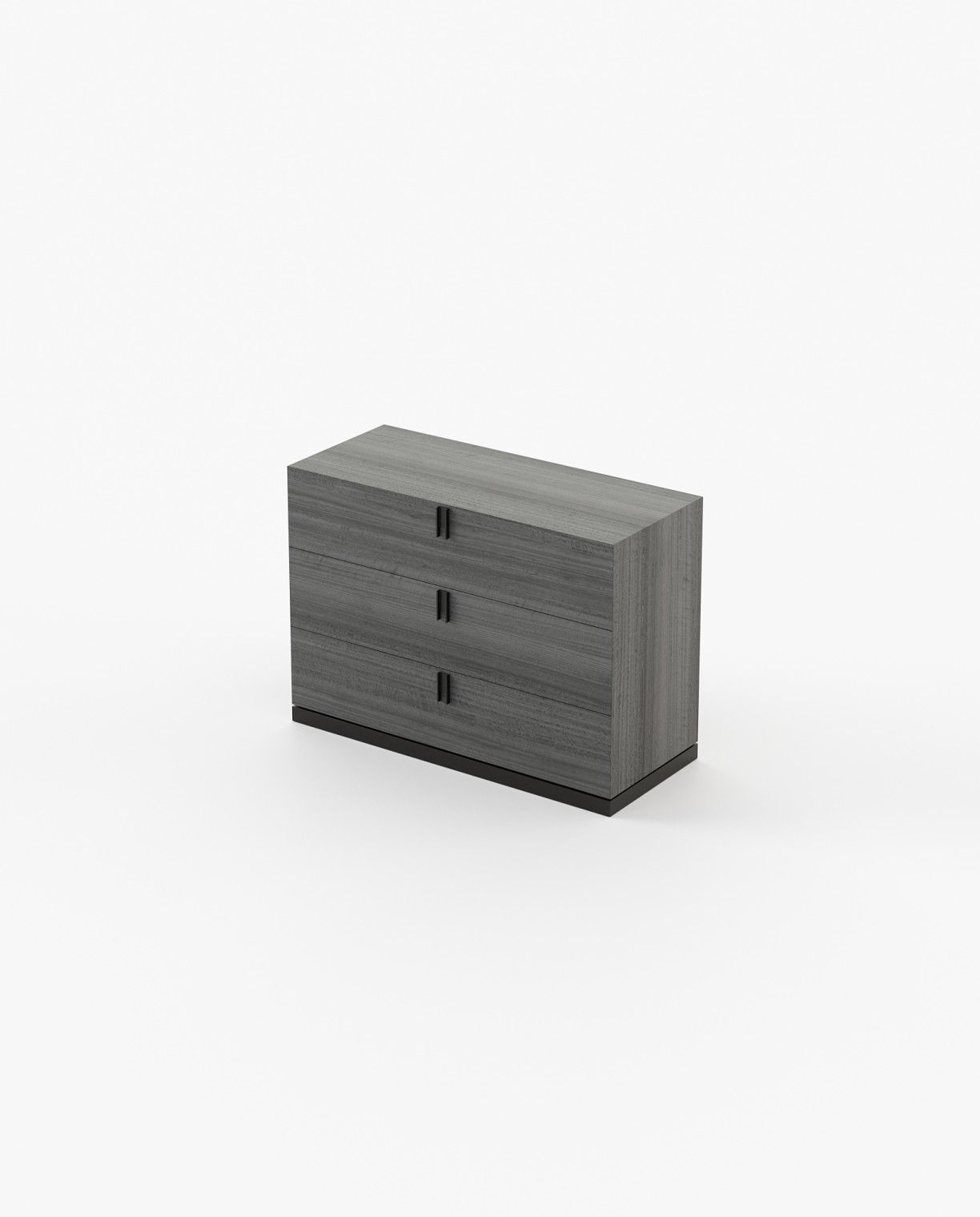Laskasas EMILY Set of 3 Chest of Drawers Grey Eucalyptus Veneer Matte - Araco Interiors