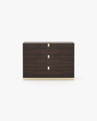 Laskasas EMILY Set of 3 Chest of Drawers Smoked Eucalyptus Veneer Matte - Araco Interiors