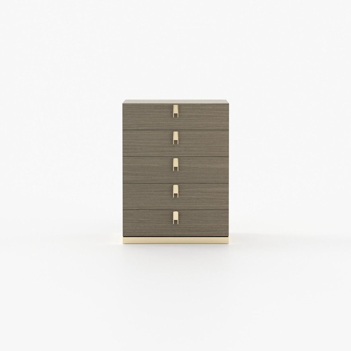 Laskasas EMILY Tallboy Chest of Drawers Aged Oak Veneer Matte - Araco Interiors