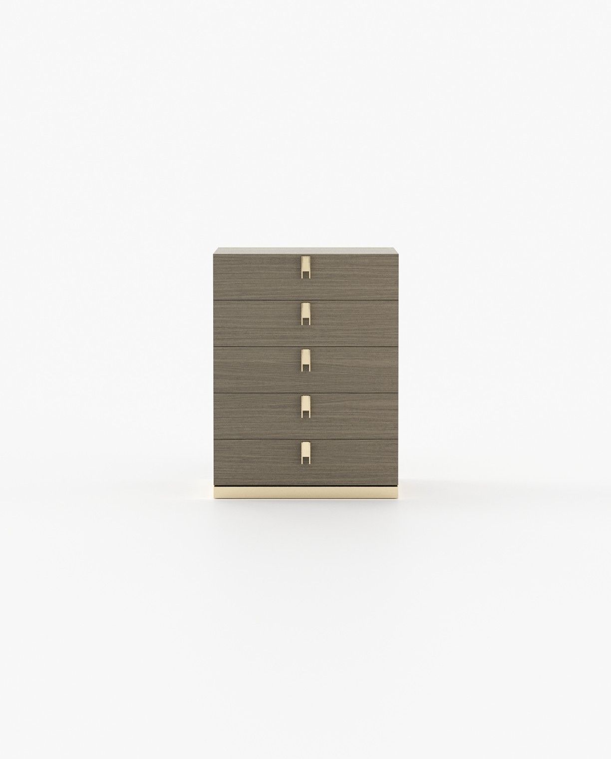 Laskasas EMILY Tallboy Chest of Drawers Aged Oak Veneer Matte - Araco Interiors