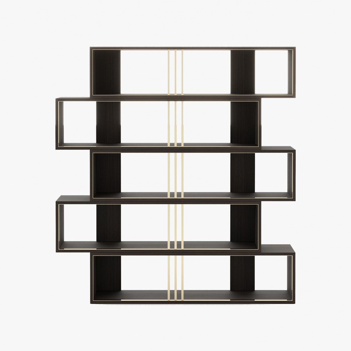 Laskasas EMY Bookcase & Shelving Smoked Eucalyptus Veneer Matte - Araco Interiors