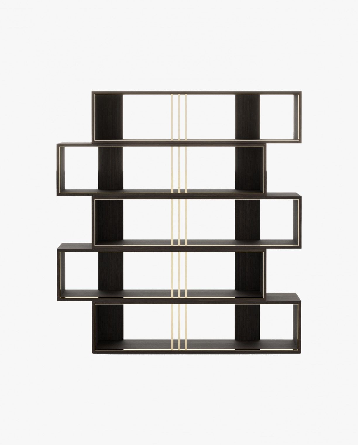 Laskasas EMY Bookcase & Shelving Smoked Eucalyptus Veneer Matte - Araco Interiors