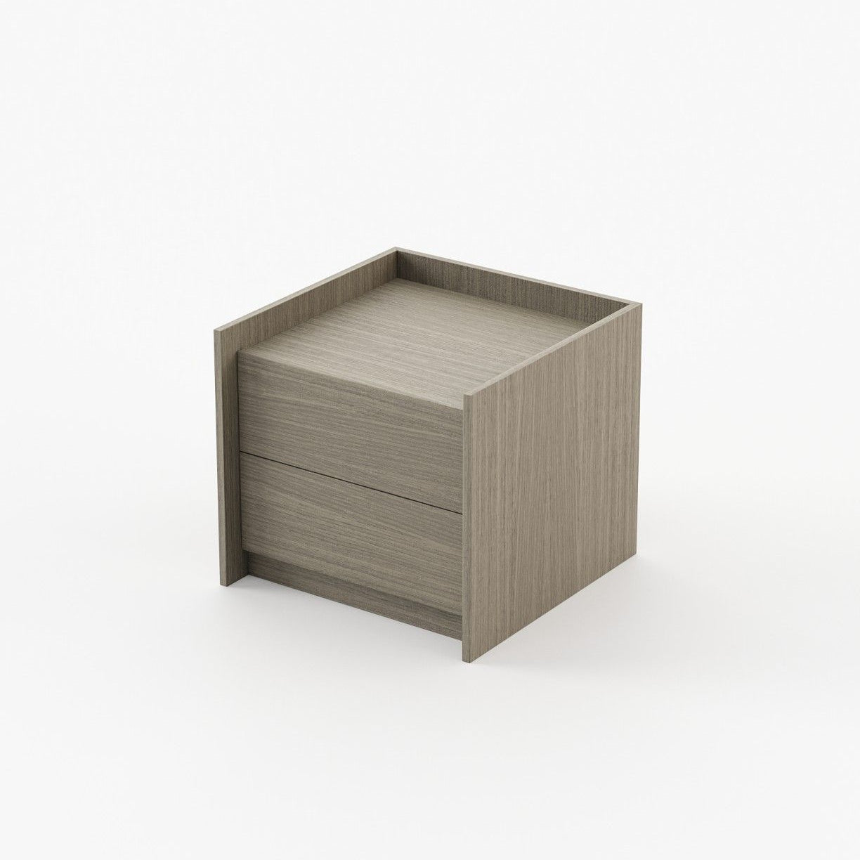 Laskasas ENDY Bedside Cabinet & Table Aged Oak Veneer Matte - Araco Interiors