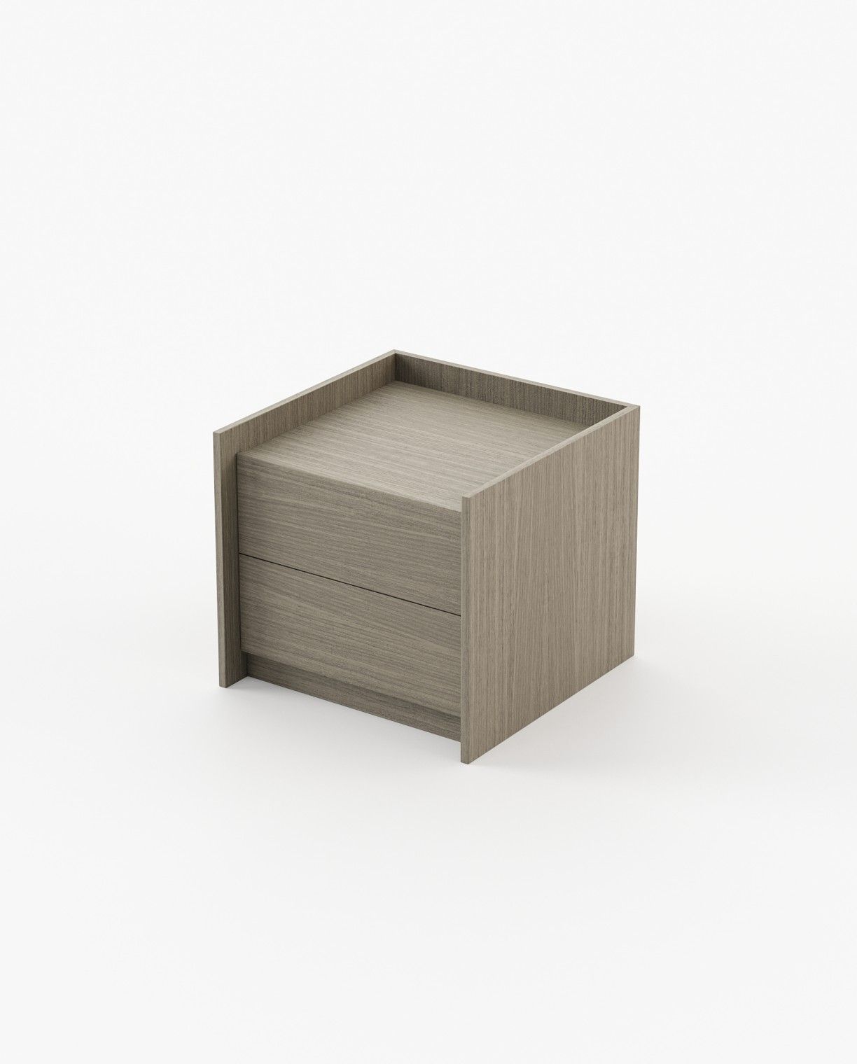 Laskasas ENDY Bedside Cabinet & Table Aged Oak Veneer Matte - Araco Interiors